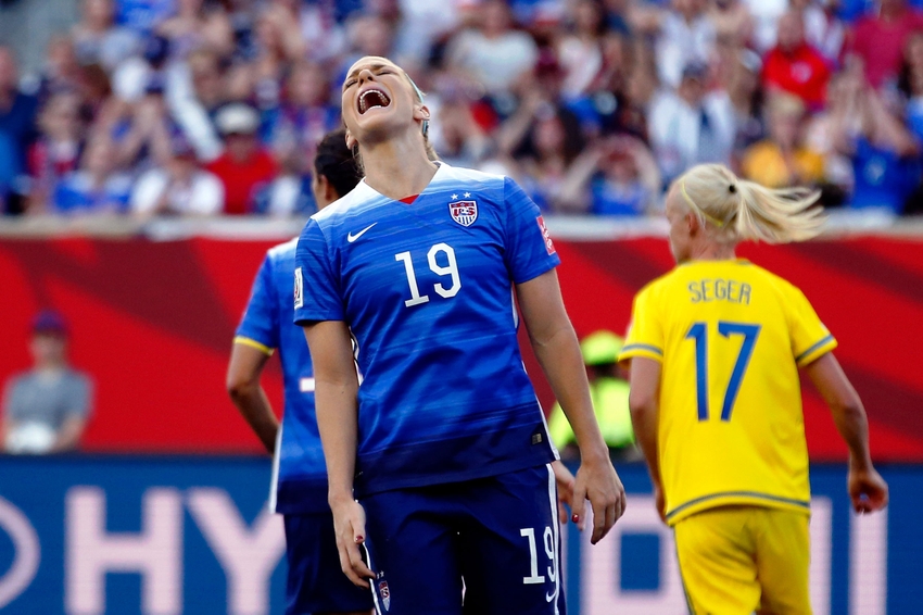 Julie Johnston (#19) (Michael Chow - USA Today Sports via playingfor90.com)